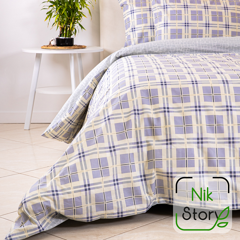 Постельное белье Поплин евро 