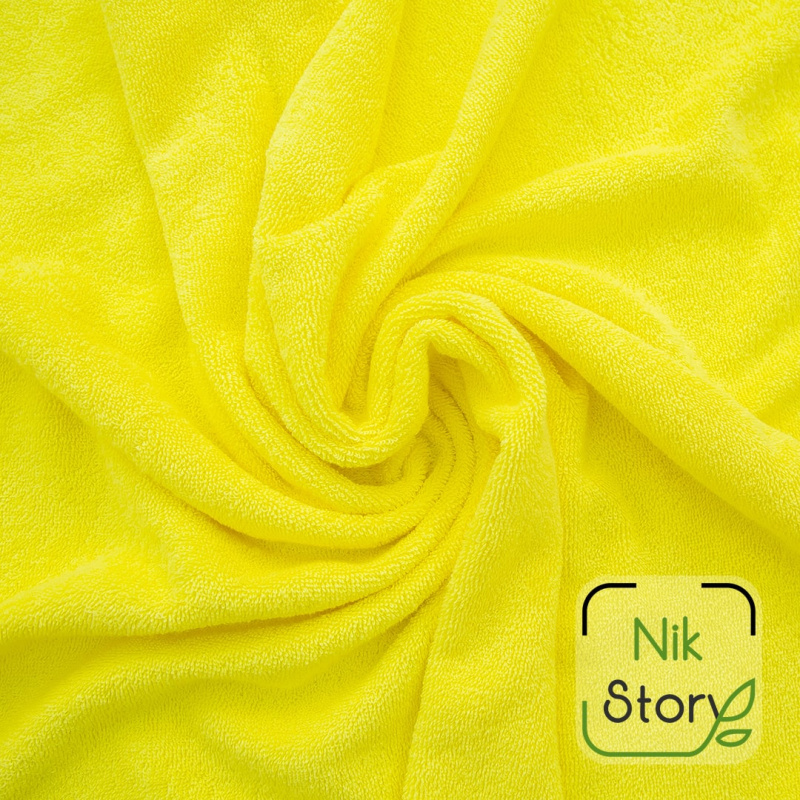 Полотенце махровое 500гр Nikstory (100/150 желтый)